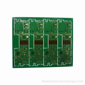 8 Layers Rigid-flex Board, 0.3mm Minimum Via Diameter